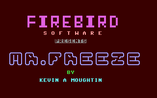 Mr. Freeze Title Screen